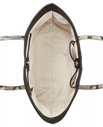 INC International Concepts Zoiey Tote Camel Snake (Large Tote Only)
