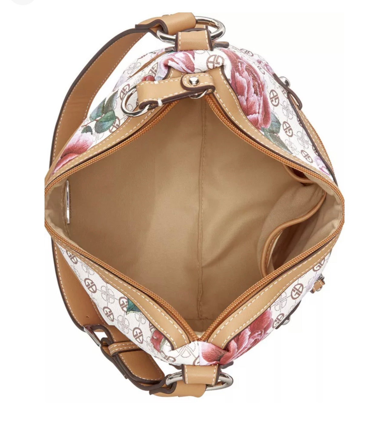 Giani Bernini Hobo Wall Floral Shoulder Bag