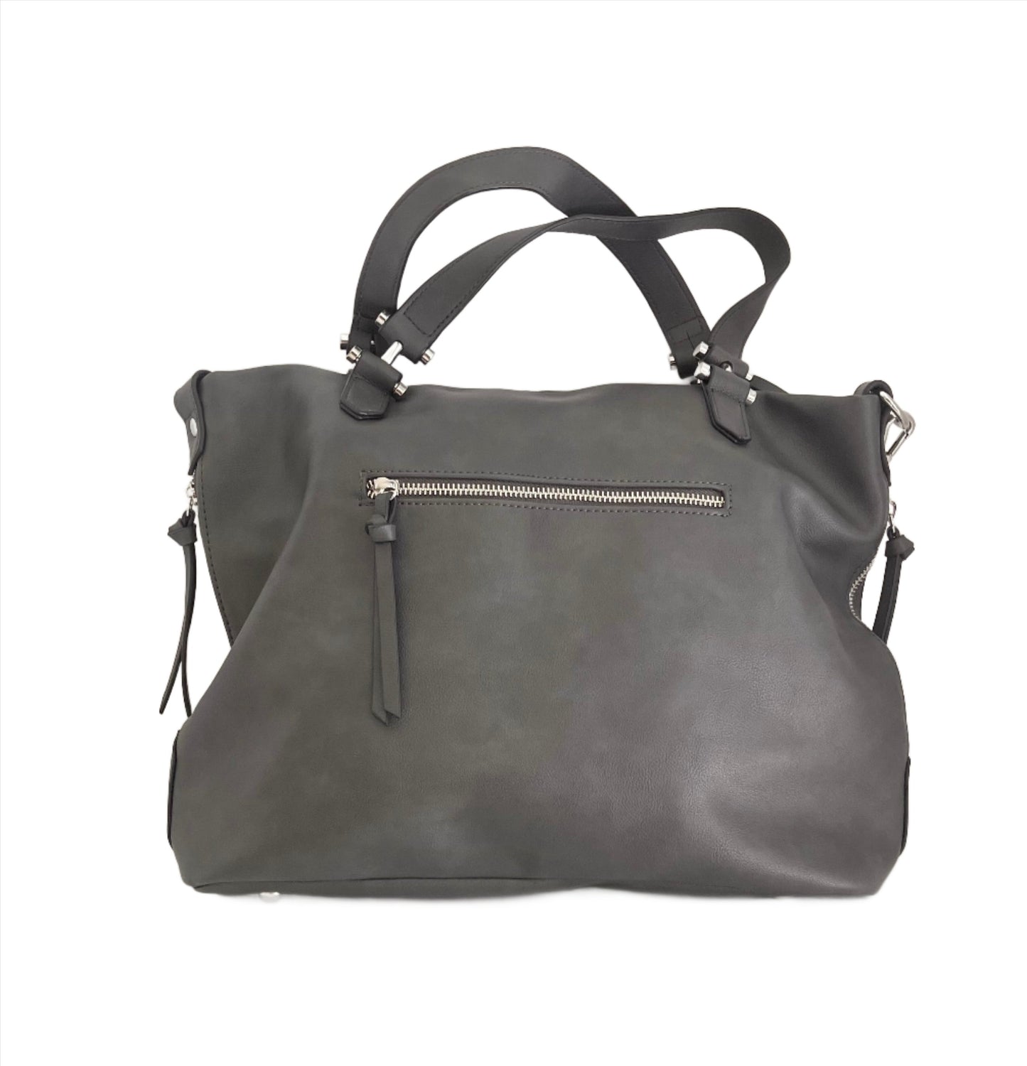 INC International Concepts Elliah Wrap Medium Tote Charcoal