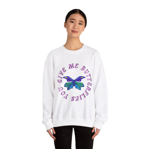 Heavy Blend™ Crewneck Butterfly Sweatshirt