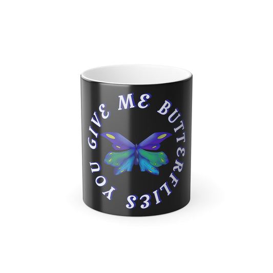 Color Morphing Butterfly Mug, 11oz