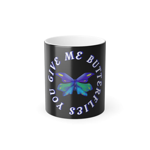 Color Morphing Butterfly Mug, 11oz