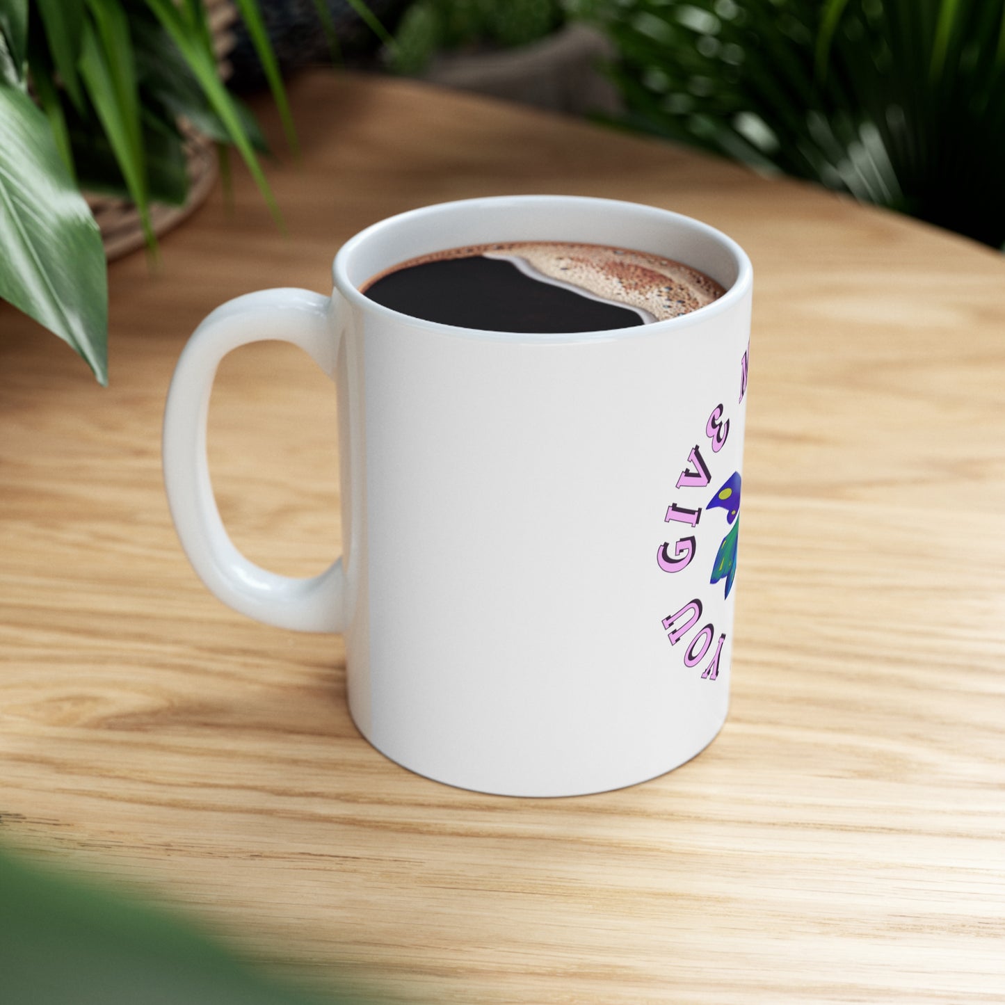 Ceramic Butterfly Mug 11oz