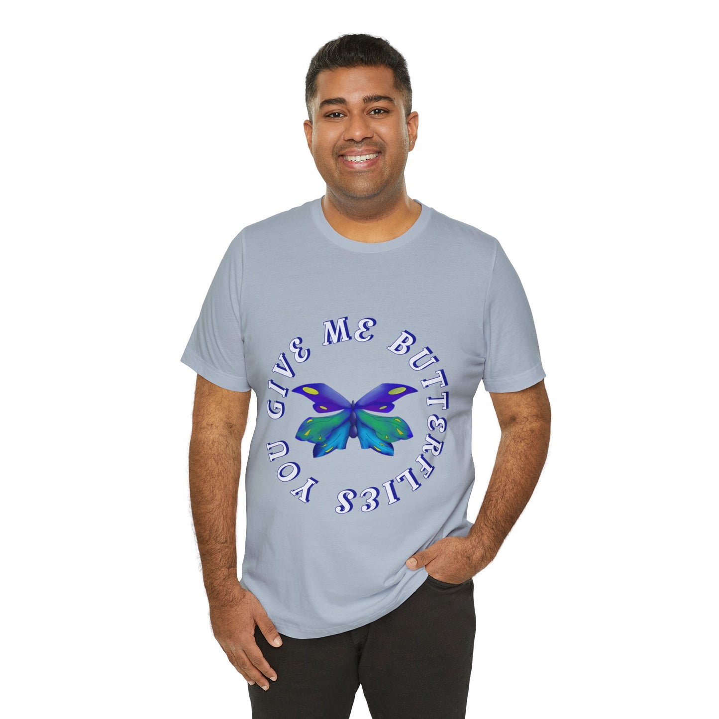 Unisex Butterfly Jersey Short Sleeve Tee