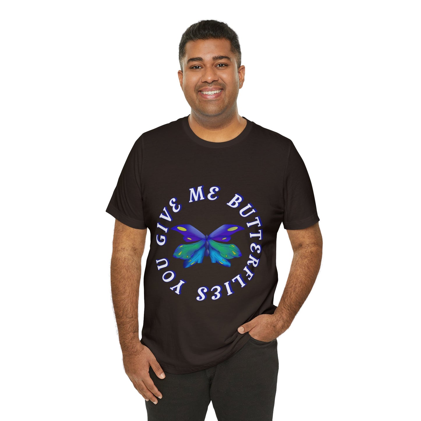 Unisex Butterfly Jersey Short Sleeve Tee