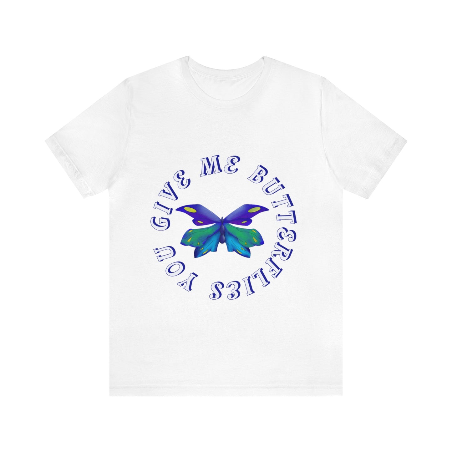 Unisex Butterfly Jersey Short Sleeve Tee