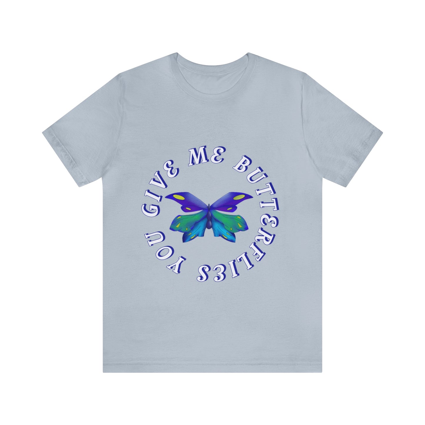 Unisex Butterfly Jersey Short Sleeve Tee