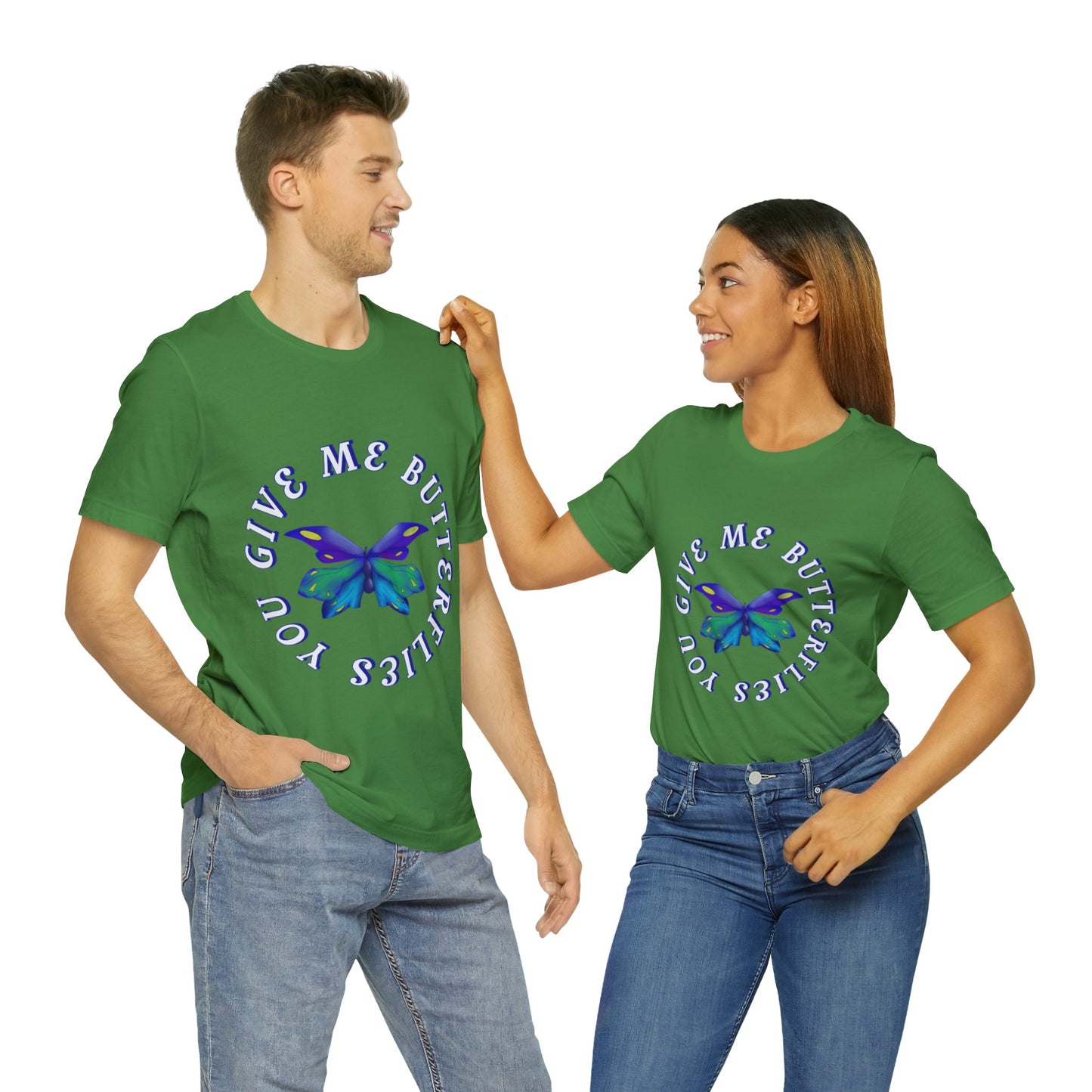 Unisex Butterfly Jersey Short Sleeve Tee