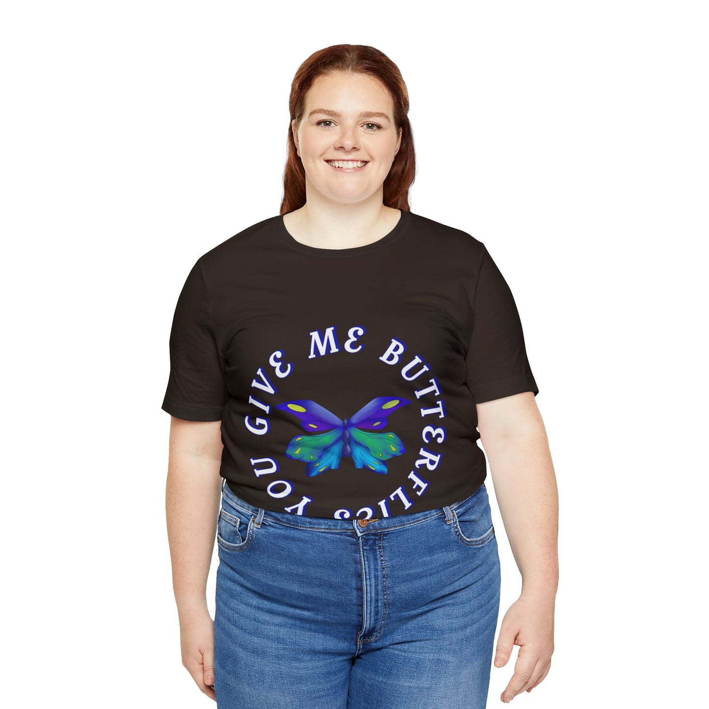 Unisex Butterfly Jersey Short Sleeve Tee