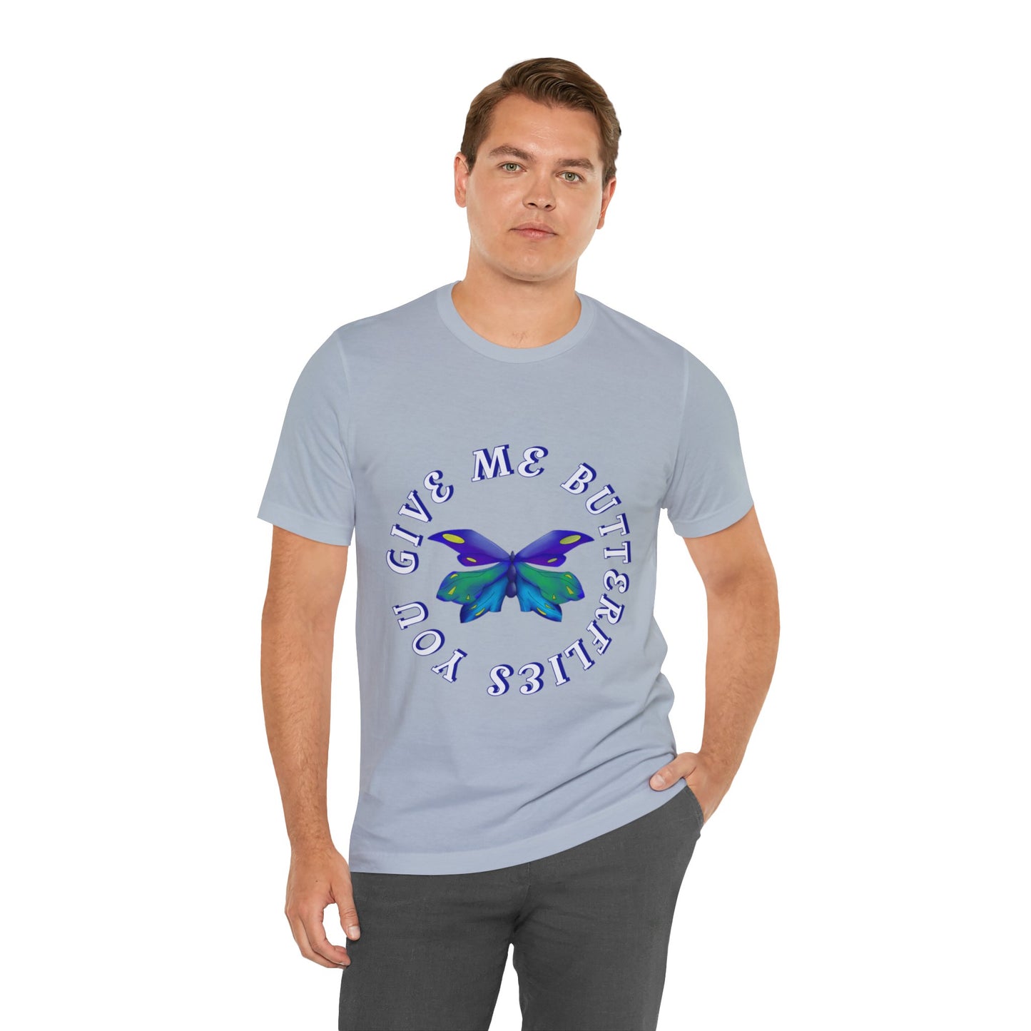Unisex Butterfly Jersey Short Sleeve Tee