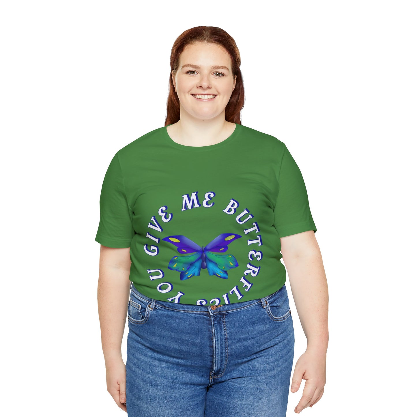 Unisex Butterfly Jersey Short Sleeve Tee