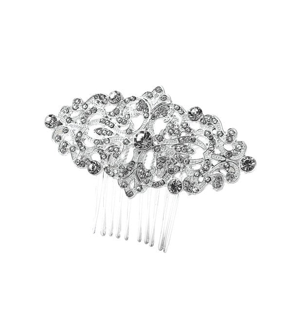 Symmetry Rhinestone Hair Comb