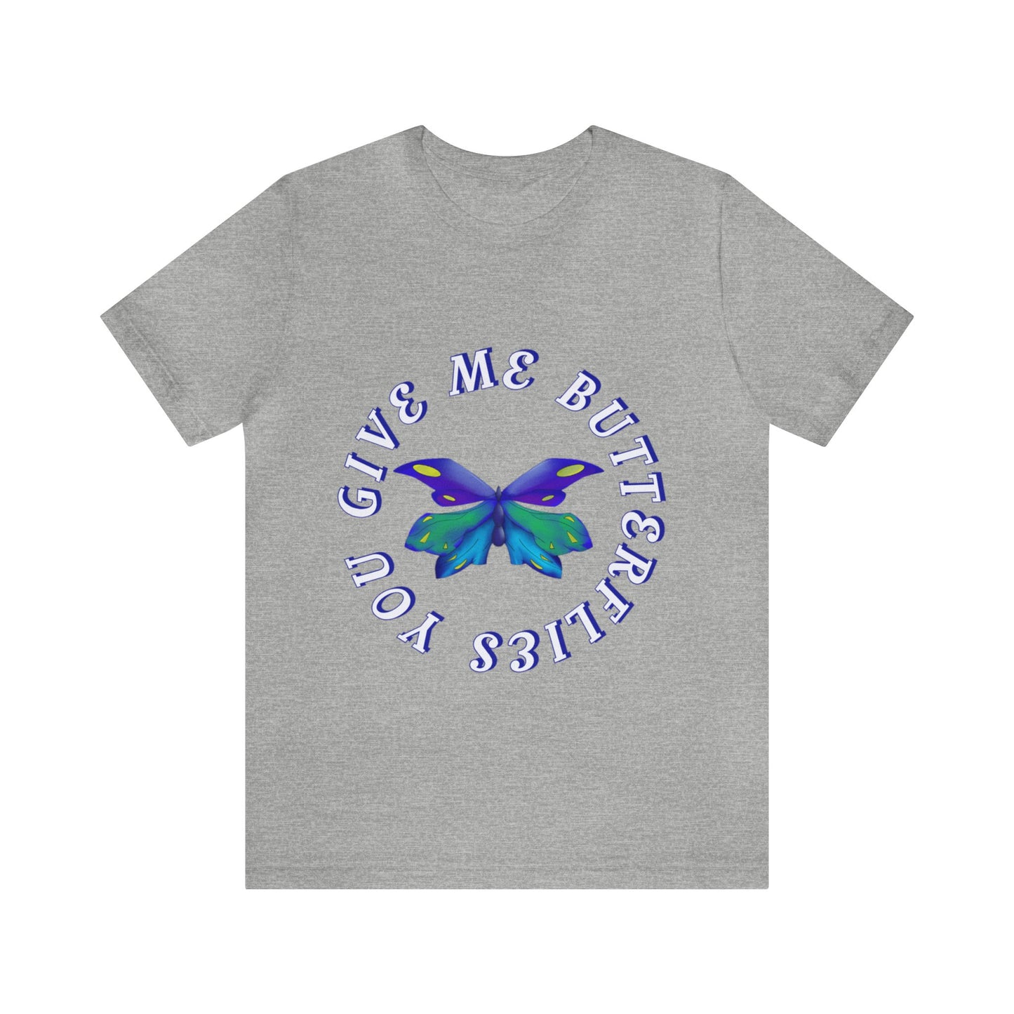 Unisex Butterfly Jersey Short Sleeve Tee