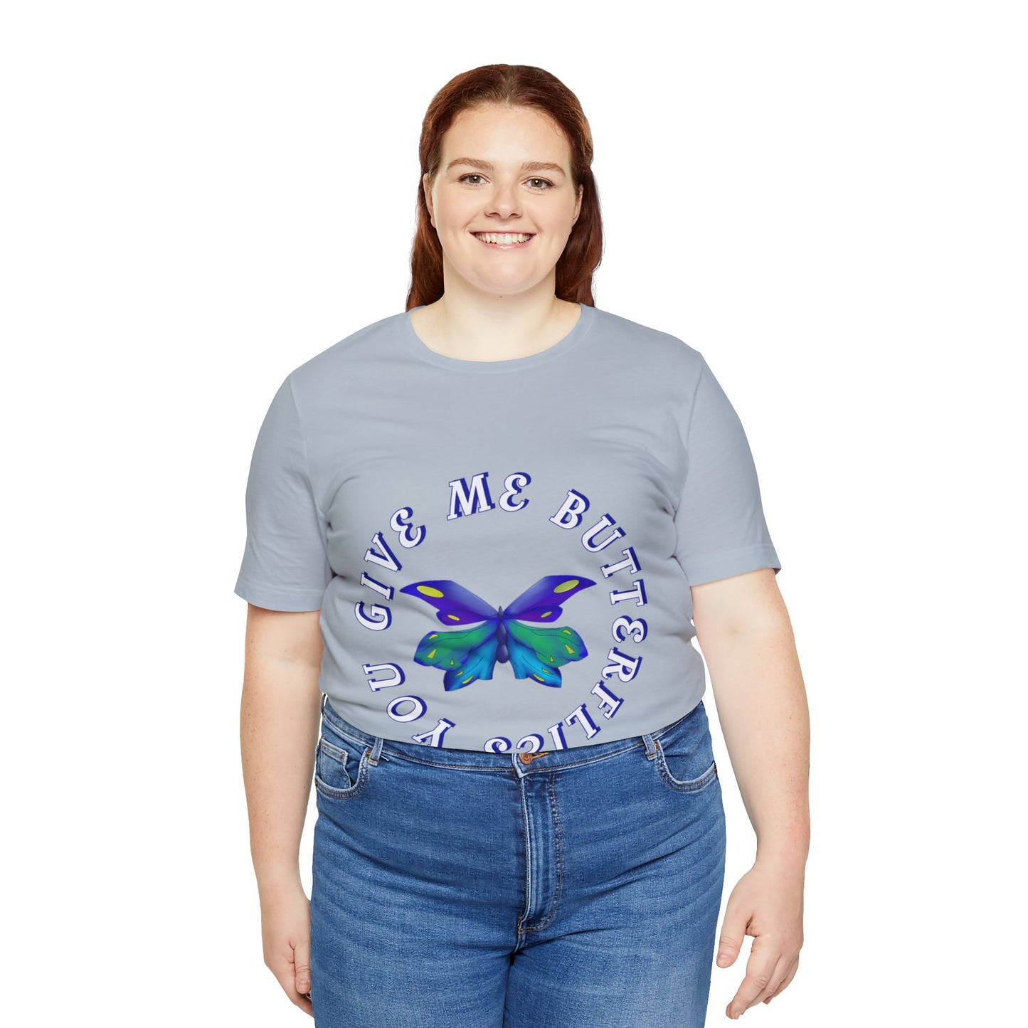 Unisex Butterfly Jersey Short Sleeve Tee
