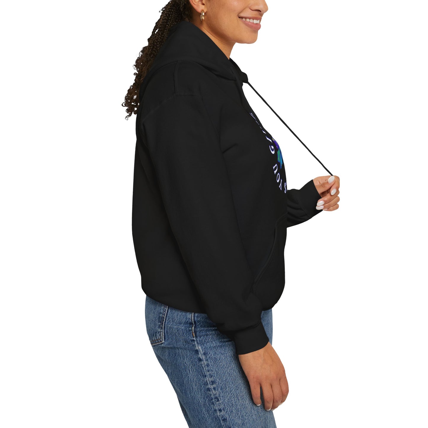 Unisex Heavy Blend™ Hooded Butterfly Sweatshirt