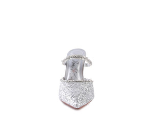 IRIS Glitter Spool Heel Sandal