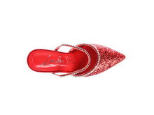 IRIS Glitter Spool Heel Sandal