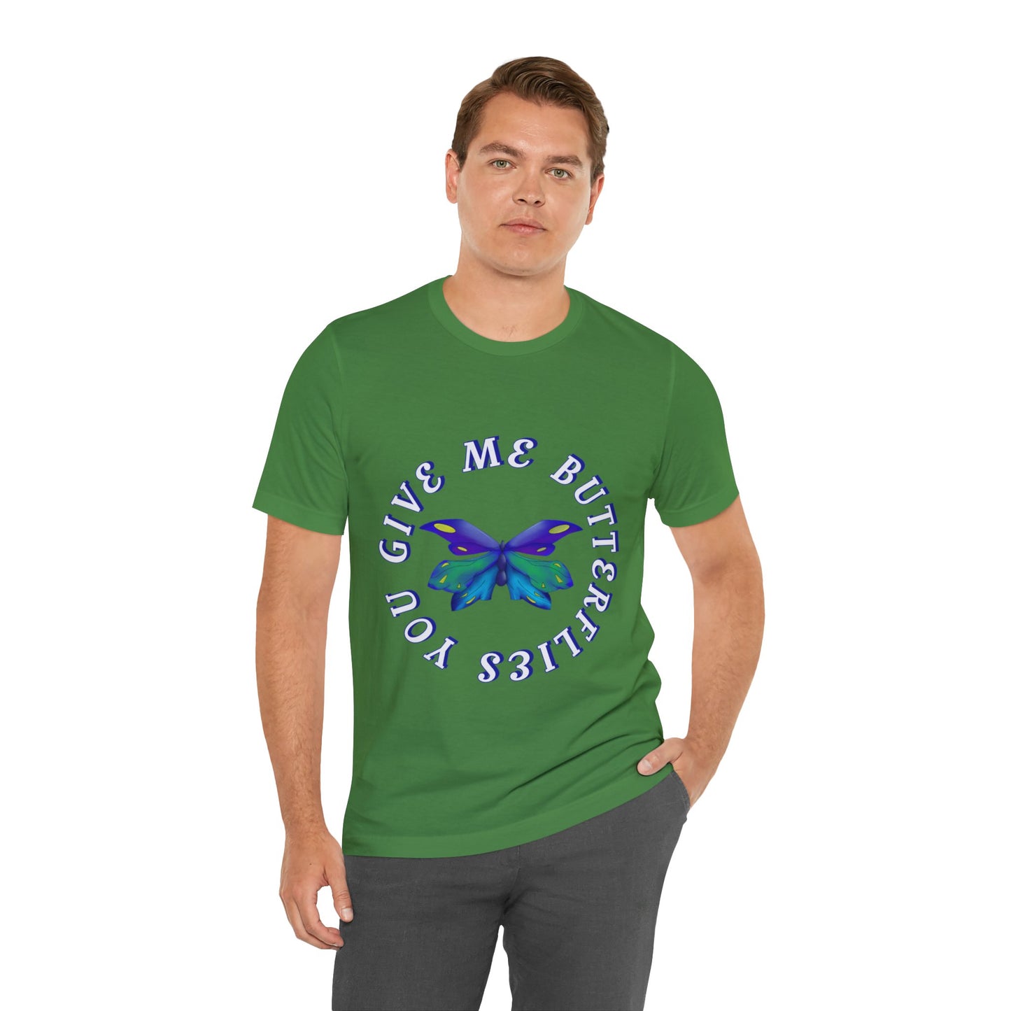 Unisex Butterfly Jersey Short Sleeve Tee
