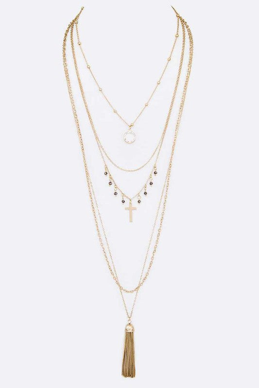 Convertible 5 In 1 Necklace Set