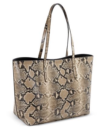 INC International Concepts Zoiey Tote Camel Snake (Large Tote Only)