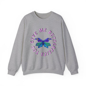 Heavy Blend™ Crewneck Butterfly Sweatshirt