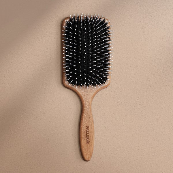 Morethan8 Faller Brushes Boar Bristle Paddle Brush