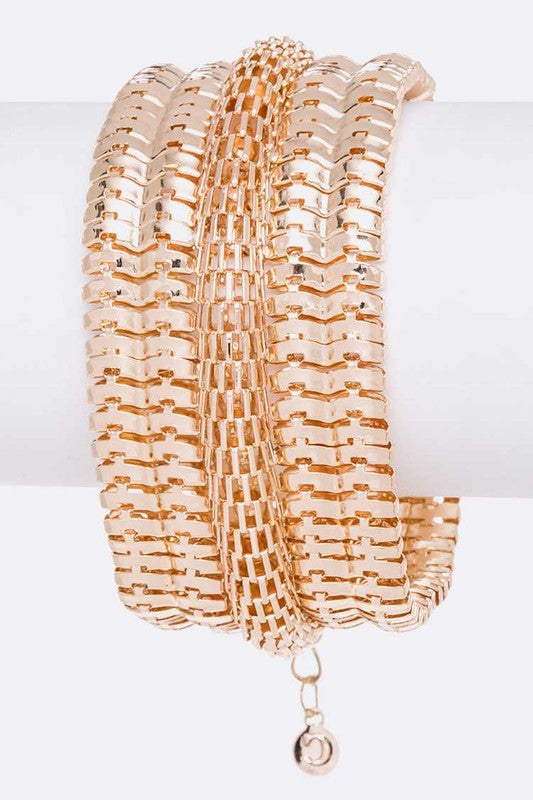 Iconic Coil Chain Fashion Bracelet