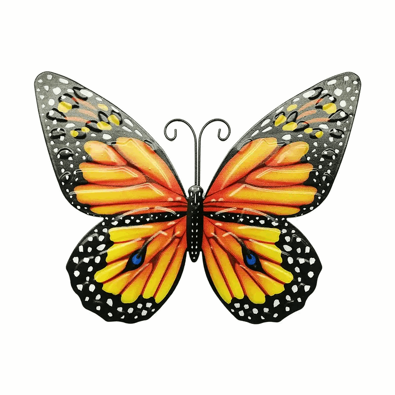 3D Metal Butterfly Wall Decor - Home, Garden, Bedroom, Wedding, Party & Holiday Decor