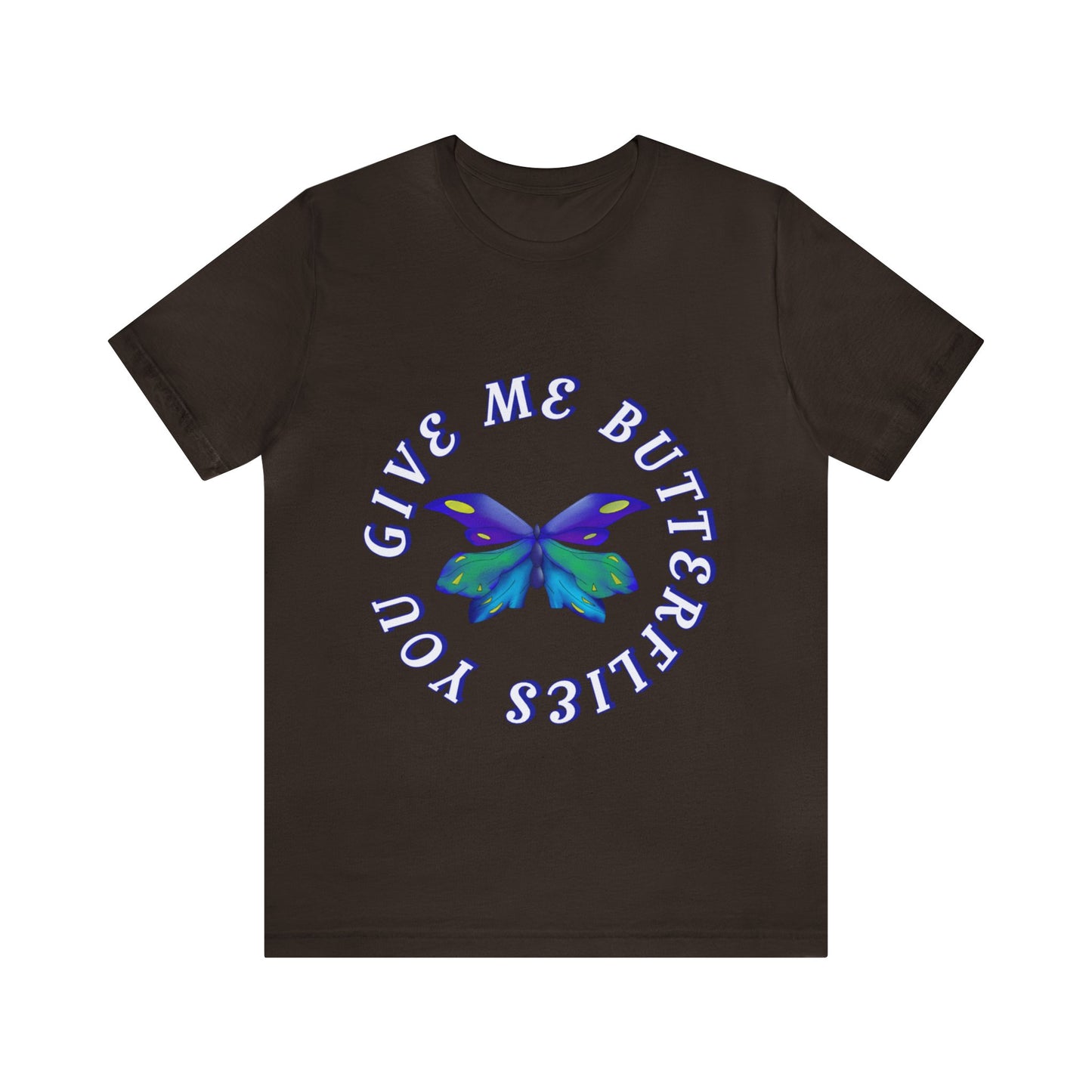 Unisex Butterfly Jersey Short Sleeve Tee