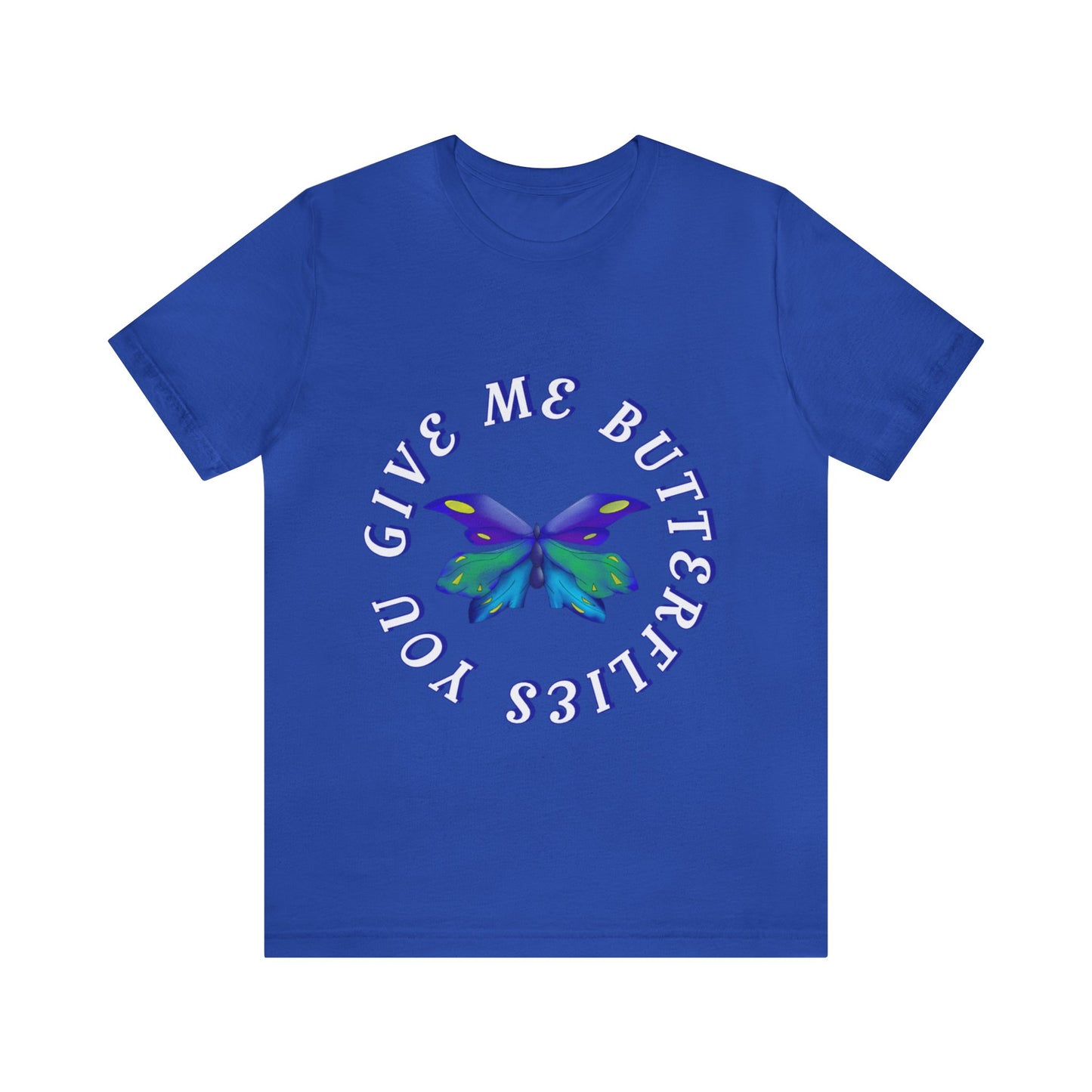 Unisex Butterfly Jersey Short Sleeve Tee
