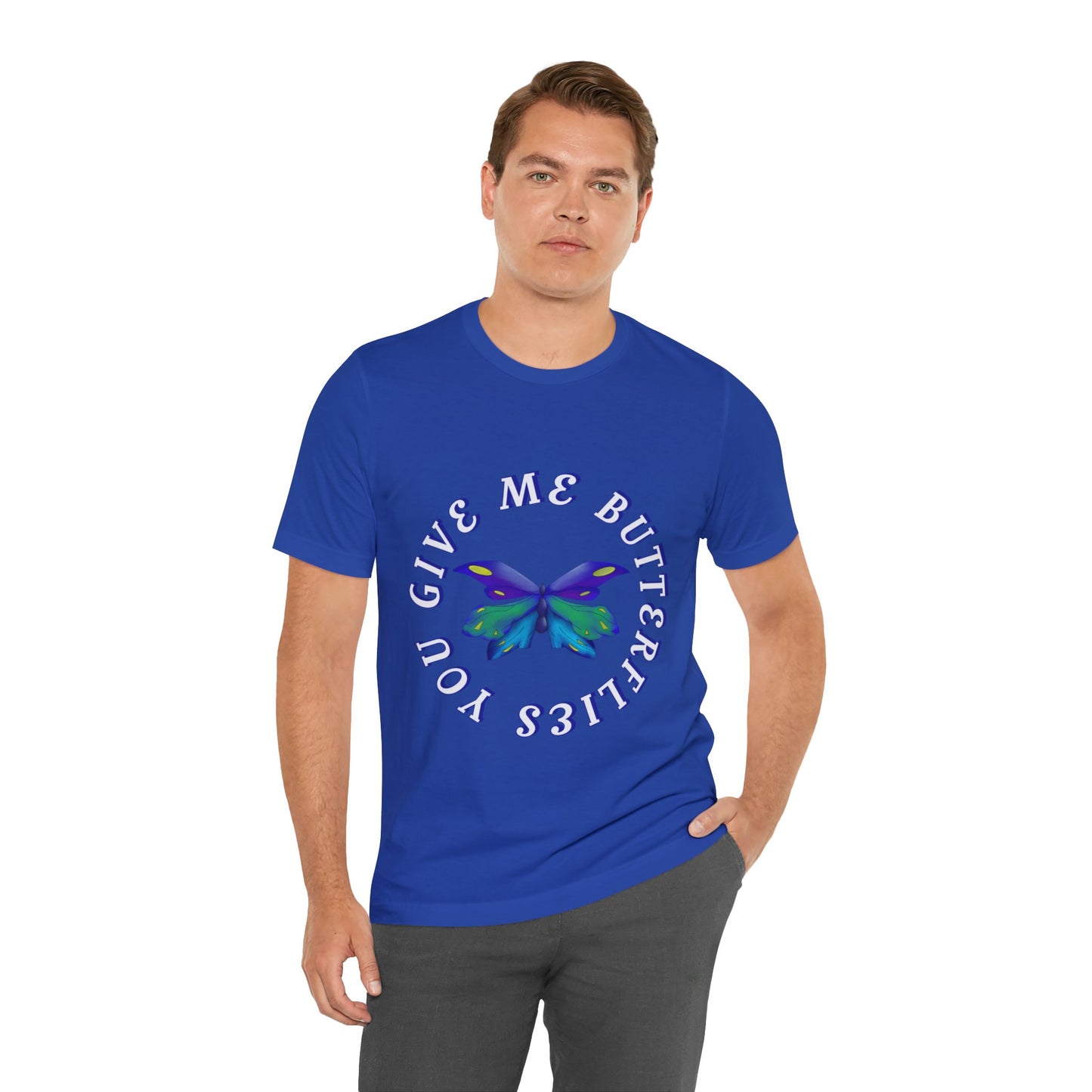 Unisex Butterfly Jersey Short Sleeve Tee