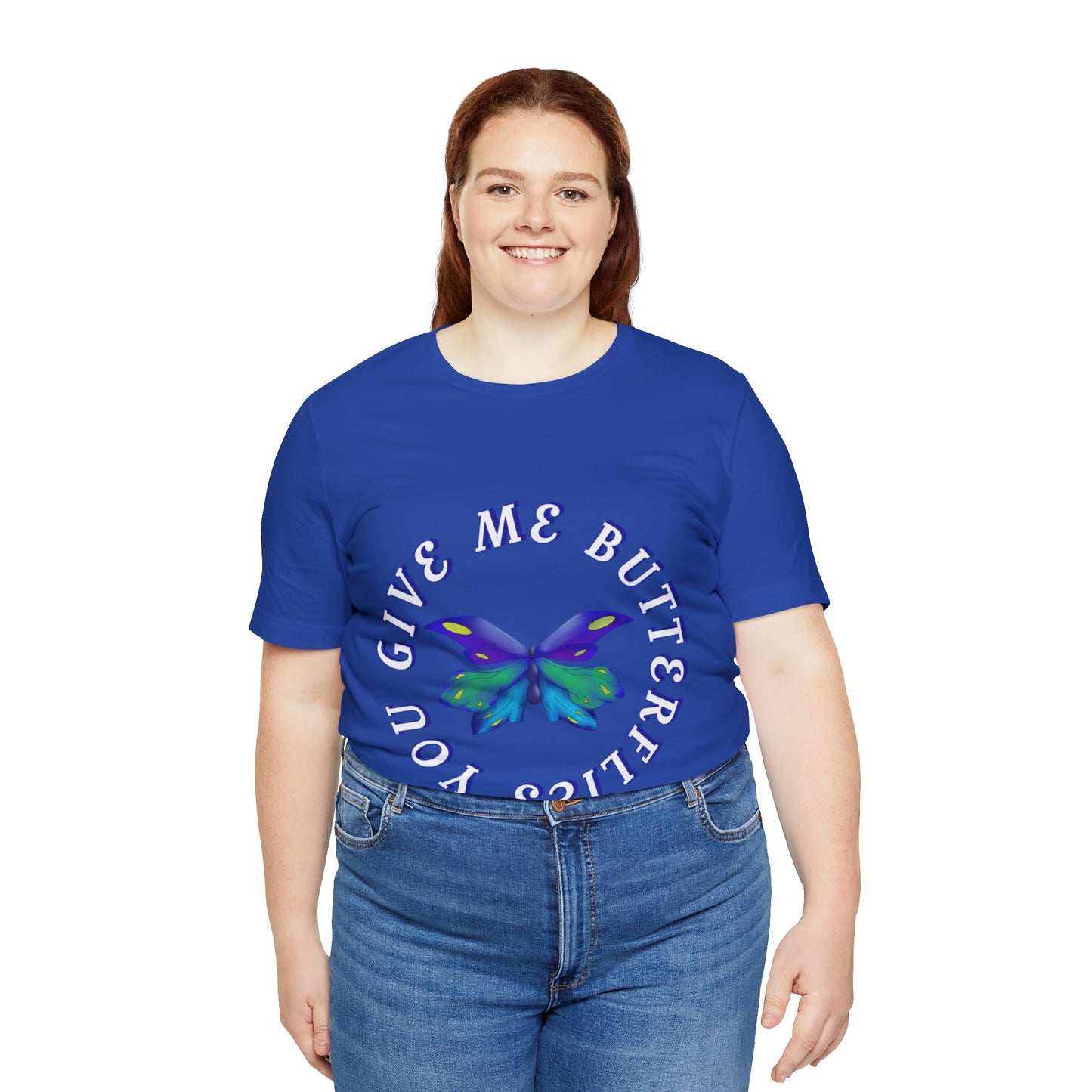 Unisex Butterfly Jersey Short Sleeve Tee