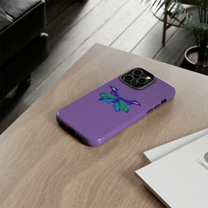 Butterfly Cell Phone Case Purple