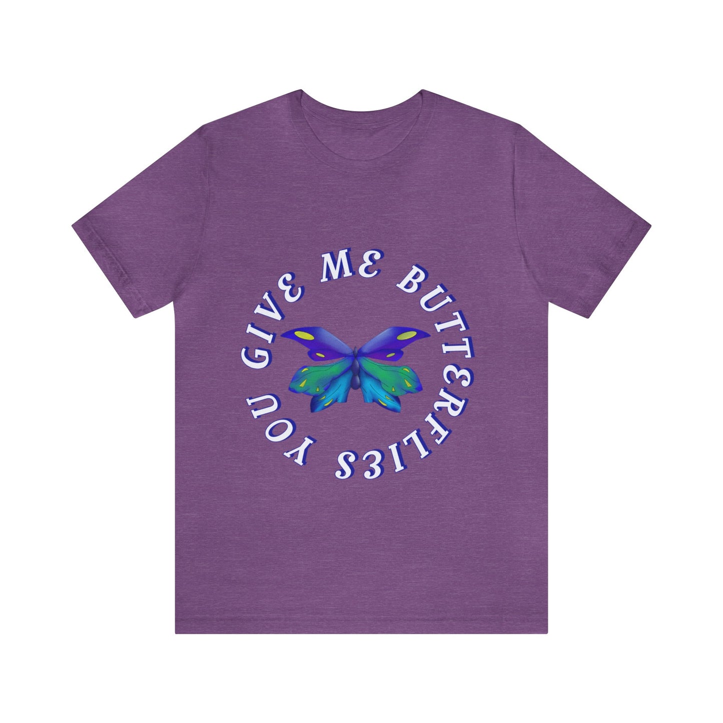 Unisex Butterfly Jersey Short Sleeve Tee