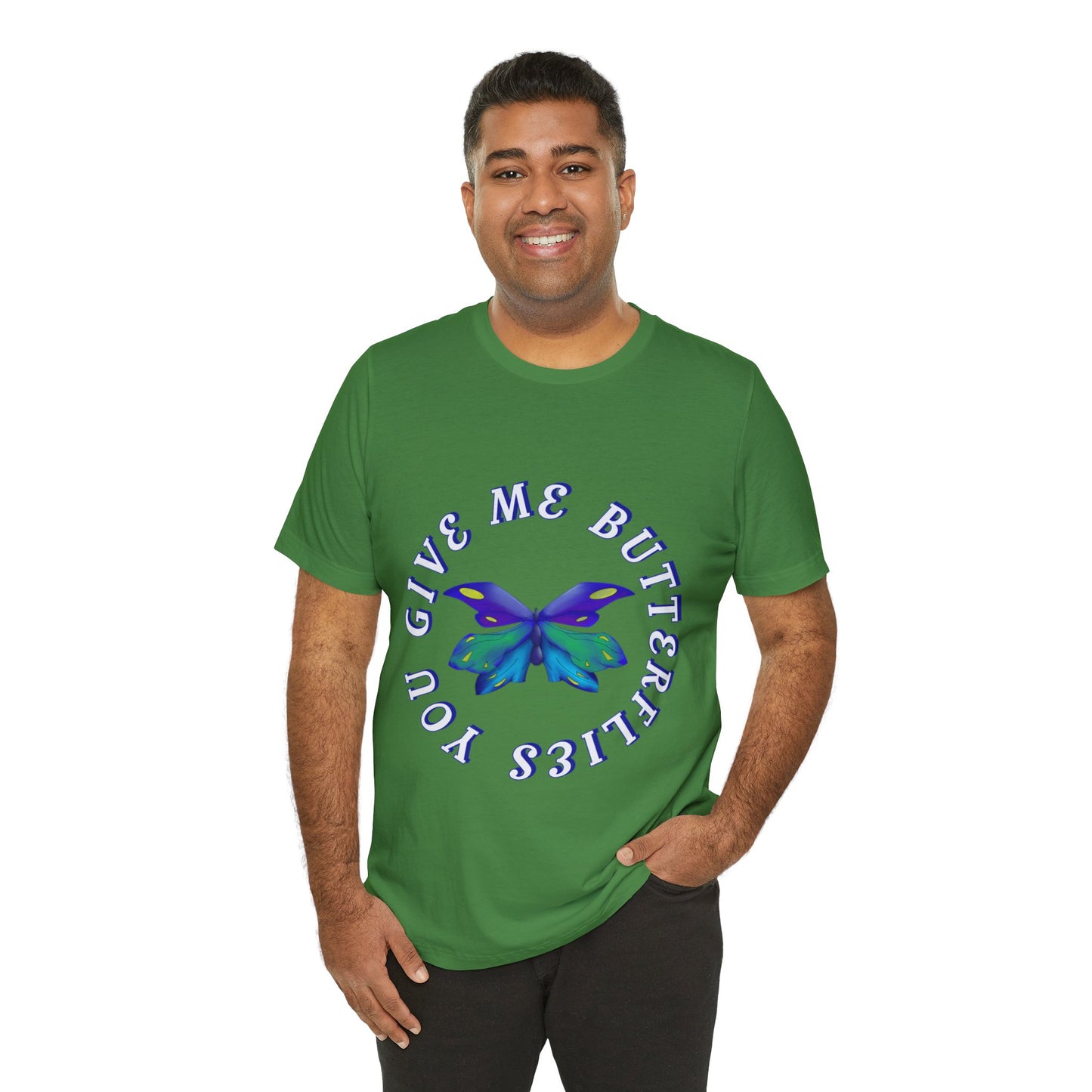 Unisex Butterfly Jersey Short Sleeve Tee