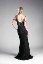 Beaded Lace Dress Black