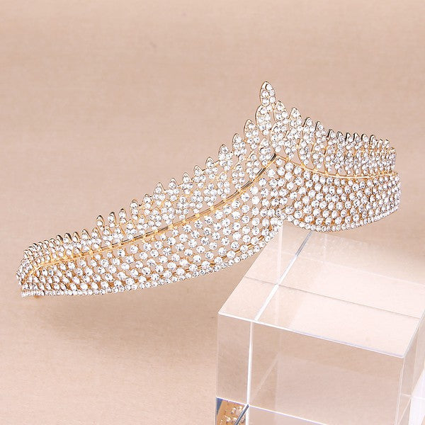 Crown Rhinestone Bride Headband L2886