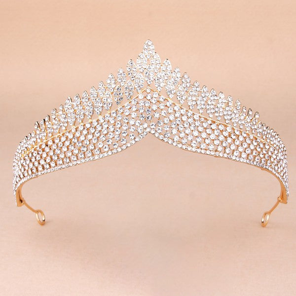 Crown Rhinestone Bride Headband L2886