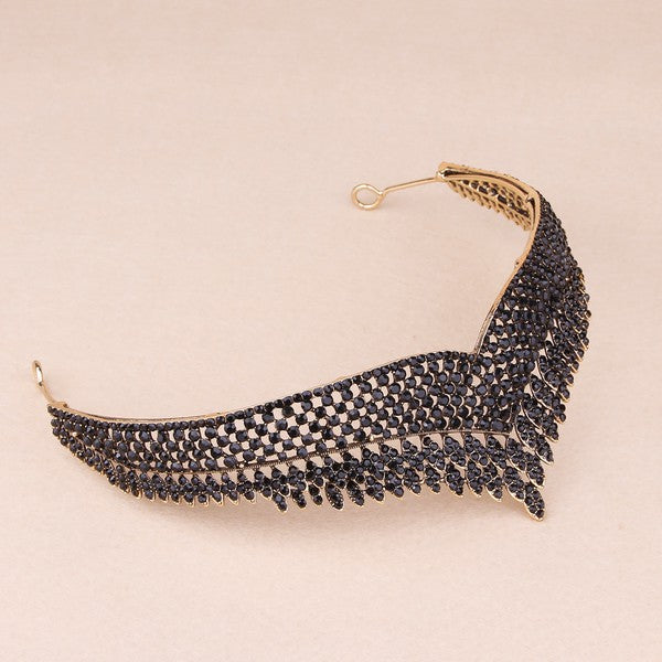 Crown Rhinestone Bride Headband L2886