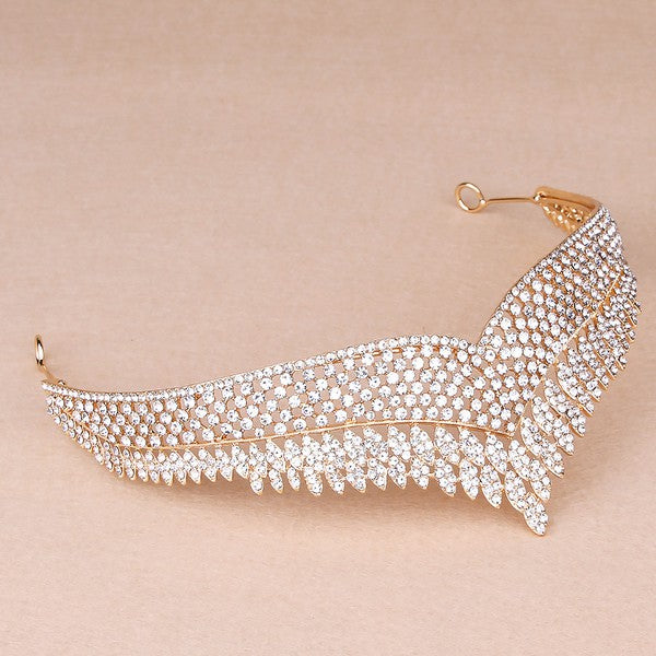 Crown Rhinestone Bride Headband L2886