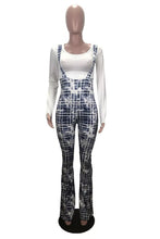 Blue and White Plus Size Pants