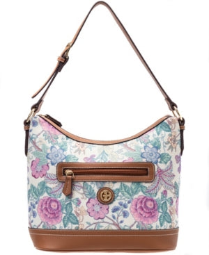 Giani Bernini Hobo Wall Floral Shoulder Bag