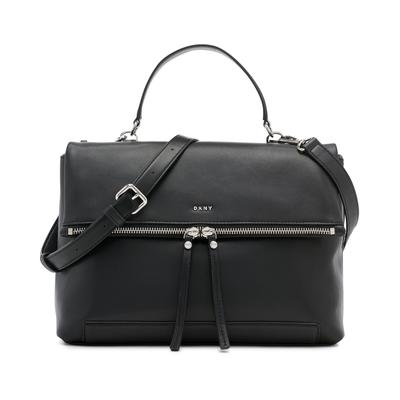 DKNY Jaye Top Handle Leather Messenger Bag
