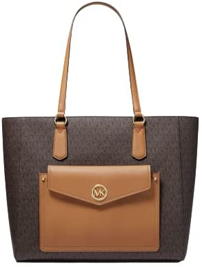 Michael Kors Joey Large Leather Pocket Tote Bag