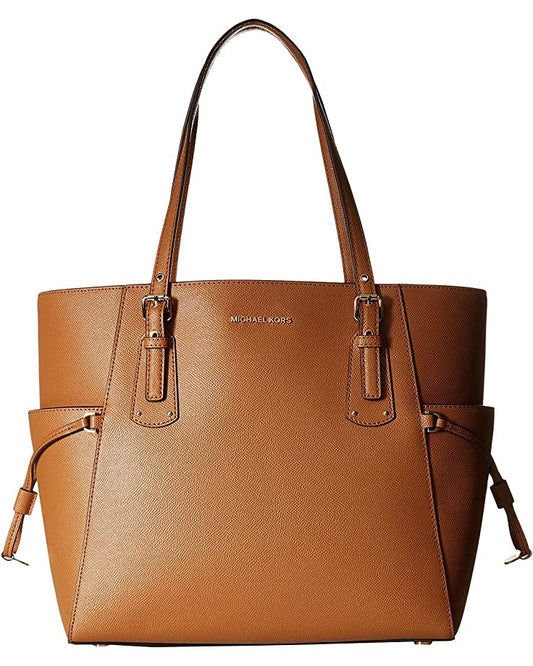 Michael Kors Voyager East West Crossgrain Leather Tote Bag