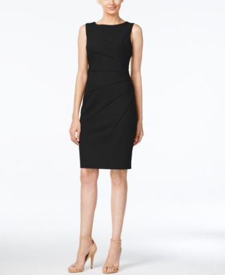 Sunburst Sheath Dress Black