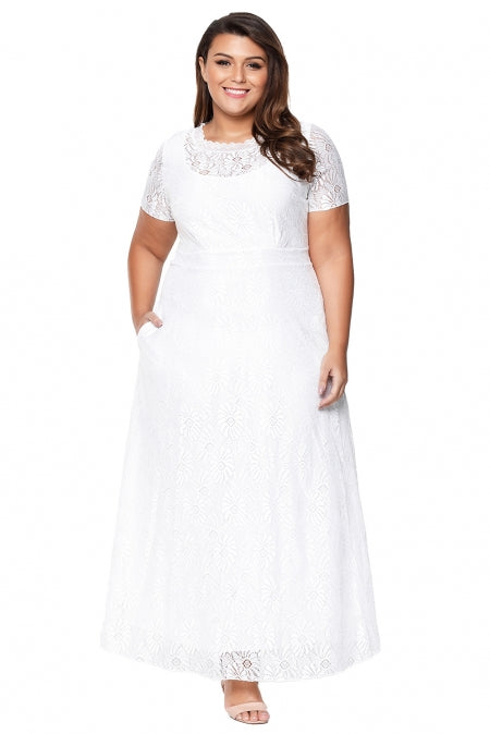 Plus Size Lace Dress