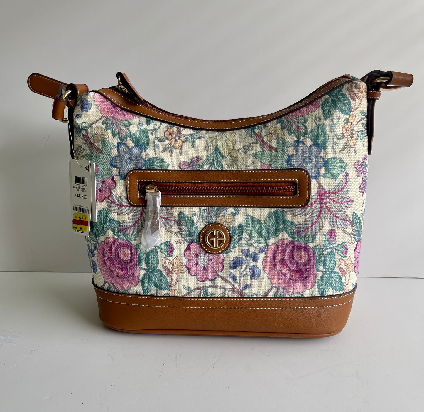 Giani Bernini Hobo Wall Floral Shoulder Bag