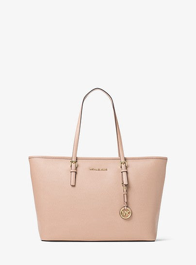 Michael Kors Jet Set Leather Tote Pink