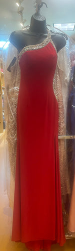 Enchanted Forever Red Beaded Dress